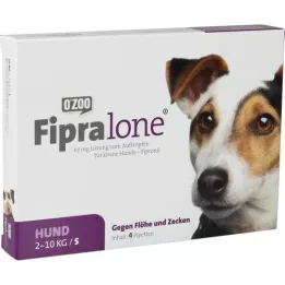FIPRALONE 67 mg šķīdums maziem suņiem, 4 gab