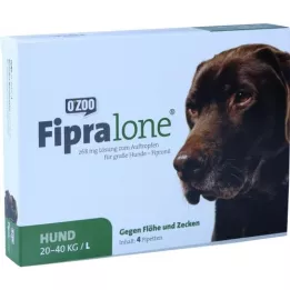 FIPRALONE 268 mg šķīdums lieliem suņiem, 4 gab