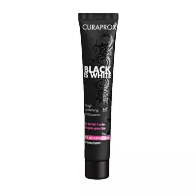 Curaprox Black ir balta ogļu zobu pasta, 90 ml