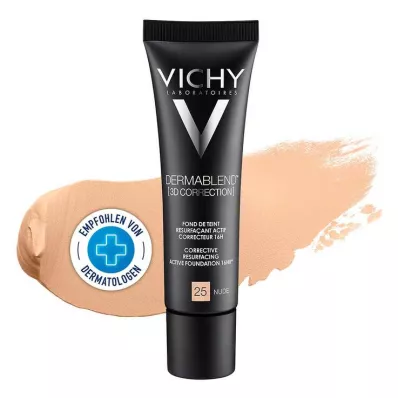 Vichy Dermablend 3D koriģējošais make-Up 25 Nude, 30 ml