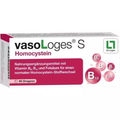 VASOLOGES S Homocisteīna apvalkotās tabletes, 90 kapsulas