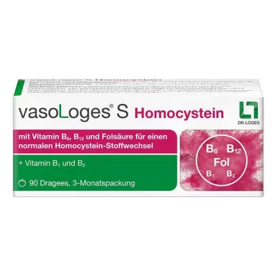 VASOLOGES S Homocisteīna apvalkotās tabletes, 90 kapsulas VASOLOGES S Homocisteīna apvalkotās tabletes, 90 kapsulas