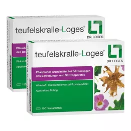 TEUFELSKRALLE-LOGES Filmē apvalkotās tabletes, 200 gab
