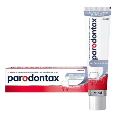 PARODONTAX Dabīga balta zobu pasta, 75 ml PARODONTAX Dabīga balta zobu pasta, 75 ml