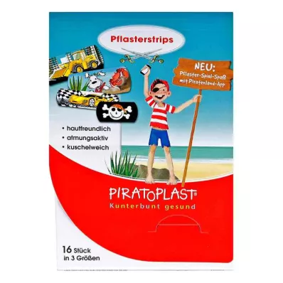 Piratoplast zēnu ģipša sloksnes 3 izmēri (16 gab.)