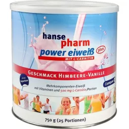 HANSEPHARM Power Protein plus Raspberry-Vanilla Plv. 750 g