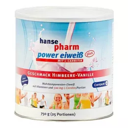 HANSEPHARM Power Protein plus Raspberry-Vanilla Plv. 750 g