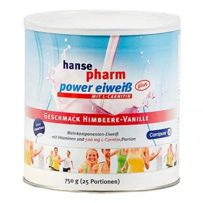 HANSEPHARM Power Protein plus Raspberry-Vanilla Plv. 750 g