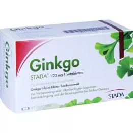 GINKGO STADA 120 mg apvalkotās tabletes, 60 gab