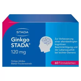 Ginkgo STADA® 120 mg apvalkotās tabletes, 60 gab
