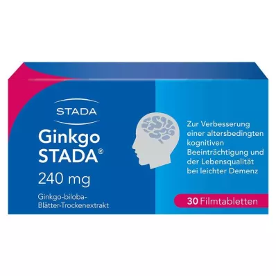 Ginkgo STADA® 240 mg apvalkotās tabletes, 30 gab