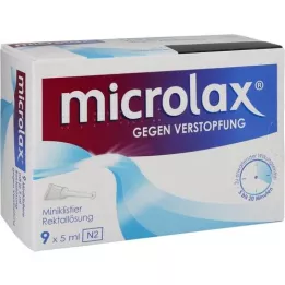 MICROLAX Rektālā šķīduma klizmas, 9X5 ml