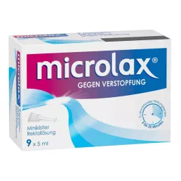 MICROLAX Rektālā šķīduma klizmas, 9X5 ml