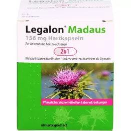 LEGALON Madaus 156 mg cietās kapsulas, 60 gab