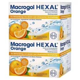 MACROGOL HEXAL Apelsīnu Plv.z.Her.Lsg.z.Einn.Btl., 100 gab