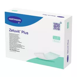 ZETUVIT Plus īpaši spēcīgs absorbējošs sterils kompress 15x20 cm, 10 gab