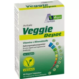 VEGGIE Depot Vitamins+Minerals tabletes, 60 kapsulas