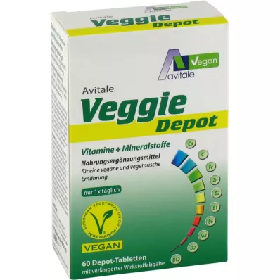 VEGGIE Depot Vitamins+Minerals tabletes, 60 kapsulas