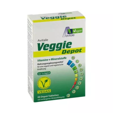 VEGGIE Depot Vitamins+Minerals tabletes, 60 kapsulas