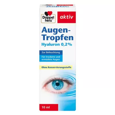 Doppelherz acu pilieni hialuronskābe 0,2%, 10 ml Doppelherz acu pilieni hialuronskābe 0,2%, 10 ml