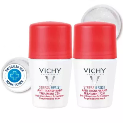 VICHY DEO Roll-on Stress Resist 72h, 2X50 ml VICHY DEO Roll-on Stress Resist 72h, 2X50 ml