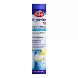 ABTEI Magnijs 400 Plus C+E vitamīns, putojošas tabletes, 15 gab