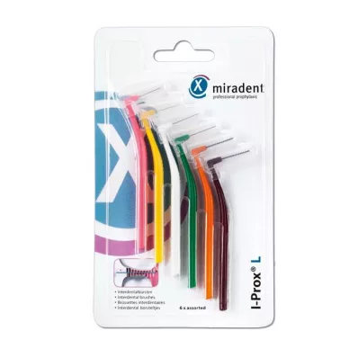 Miradent starpzobu birste I-Prox L asorti, 6 gab Miradent starpzobu birste I-Prox L asorti, 6 gab