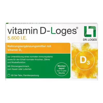 VITAMIN D-LOGES 5.600 I.E. Wo.Depot Kautabl.Fam.Pa, 60 gab