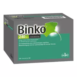 BINKO 240 mg apvalkotās tabletes, 120 gab