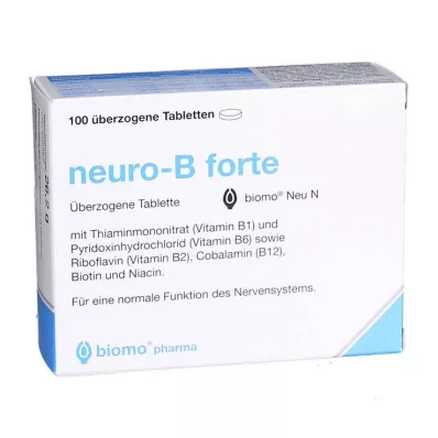 Neuro B forte biomo Tikko pārklātas tabletes, 100 gab