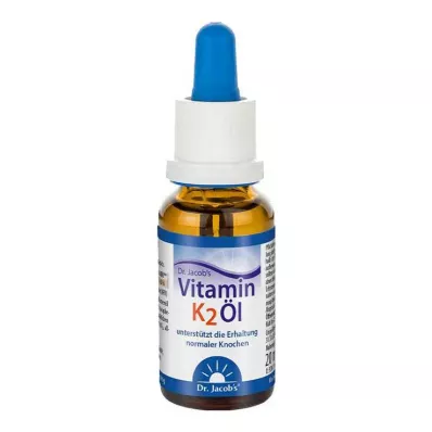 VITAMIN K2 ÖL Dr Jacobs pilieni, 20 ml VITAMIN K2 ÖL Dr Jacobs pilieni, 20 ml