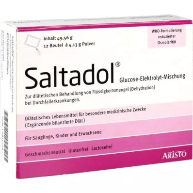 SALTADOL Elektrolītu perorālais šķīdums, 12 gab