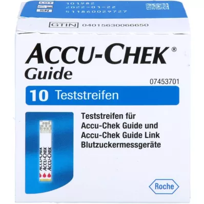 ACCU-CHEK Vadlīniju testa sloksnes, 1X10 gab