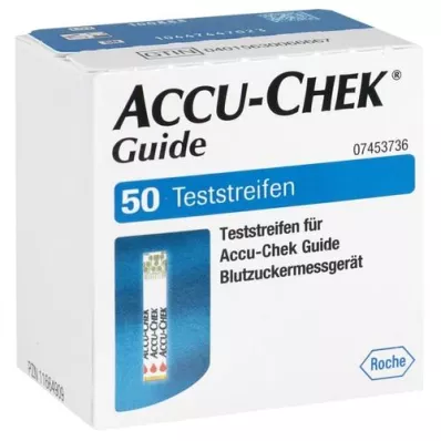 ACCU-CHEK Vadlīniju testa sloksnes, 1X50 gab