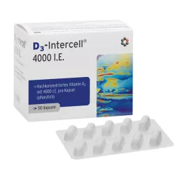 D3-INTERCELL 4000 I.U. kapsulas, 90 gab