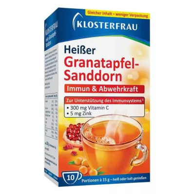 KLOSTERFRAU Broncholind karstas granātābolu smiltis, 10X15 g