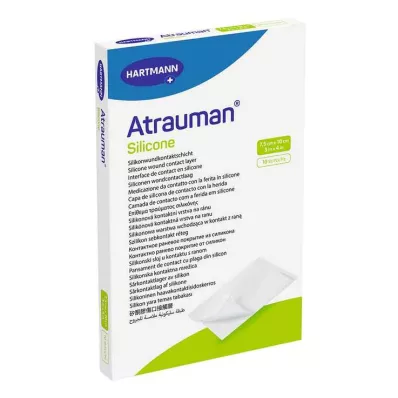 ATRAUMAN Silikona sterilie 7,5x10 cm kompresi, 10 gab ATRAUMAN Silikona sterilie 7,5x10 cm kompresi, 10 gab