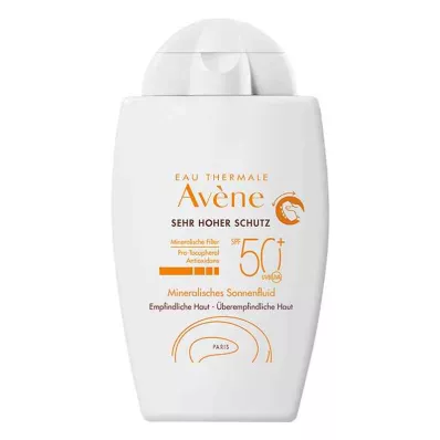 Avene Mineral Sun Fluid Spf 50+ netonēts (40 ml) Avene Mineral Sun Fluid Spf 50+ netonēts (40 ml)