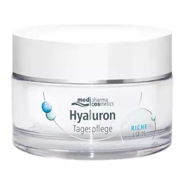 Hialuronskābes dienas kopšanas bagātīgais krēms LSF 15, 50 ml