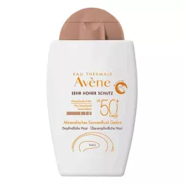 AVENE Minerālais sauļošanās šķidrums SPF 50+ tonēts, 40 ml