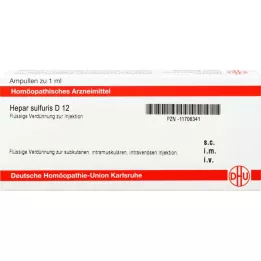 HEPAR SULFURIS D 12 ampulas, 8X1 ml