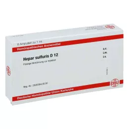 HEPAR SULFURIS D 12 ampulas, 8X1 ml