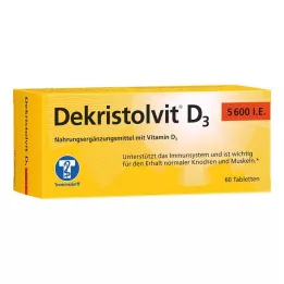 DEKRISTOLVIT D3 5 600 SV tablešu, 60 kapsulu