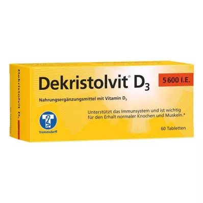 Dekristolvit D3 5 600 SV tabletes, 60 gab Dekristolvit D3 5 600 SV tabletes, 60 gab