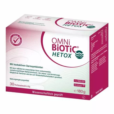 Omni Biotic Hetox pulvera paciņa, 30x6 g