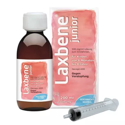 Laxbene® junior 500 mg šķīdums bērniem no 6 mēnešiem - 8 gadiem, 200 ml Laxbene® junior 500 mg šķīdums bērniem no 6 mēnešiem - 8 gadiem, 200 ml