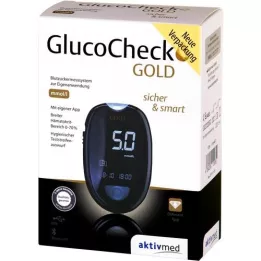 GLUCOCHECK GOLD Glikozes mērītāju komplekts mmol/l, 1 gab