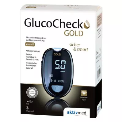 GLUCOCHECK GOLD Glikozes mērītāju komplekts mmol/l, 1 gab