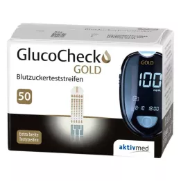 GLUCOCHECK GOLD Glikozes līmenis asinīs, 50 gab