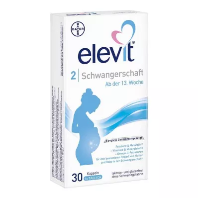 Elevit 2 grūtniecības mīkstās kapsulas, 30 gab